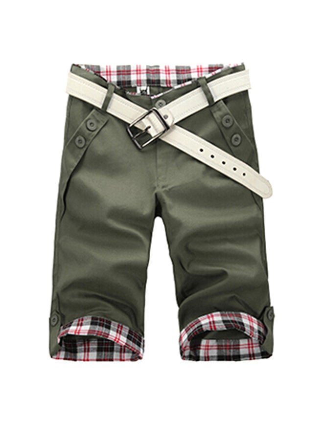 Turn Up Cuff Shorts Fruit Green