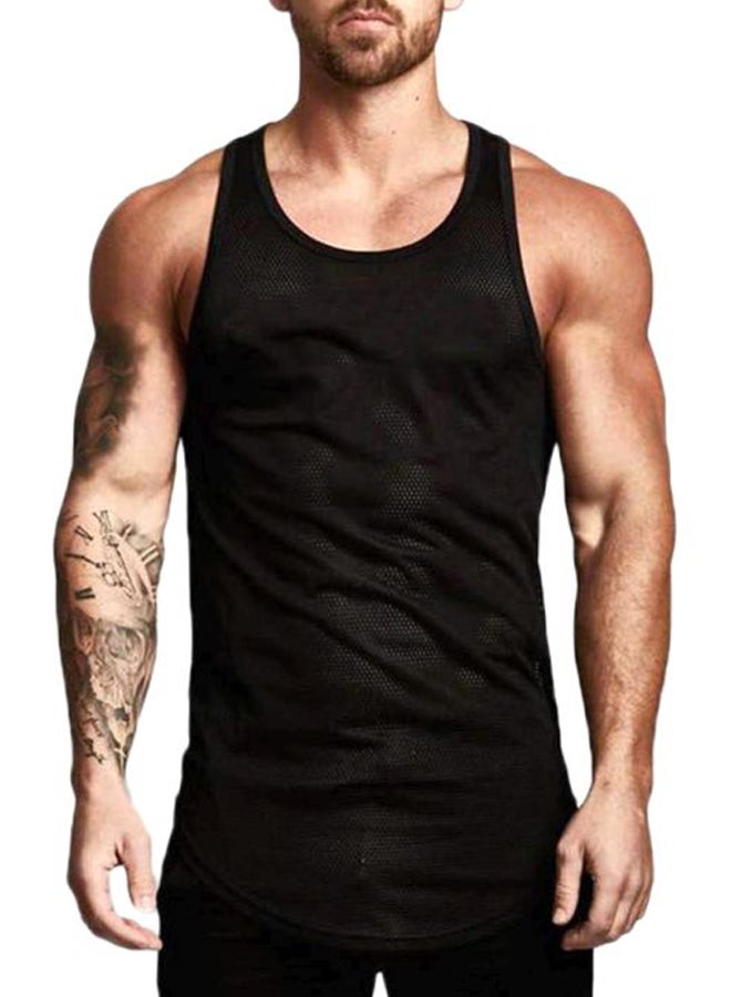 Solid Vest Black - Image 1