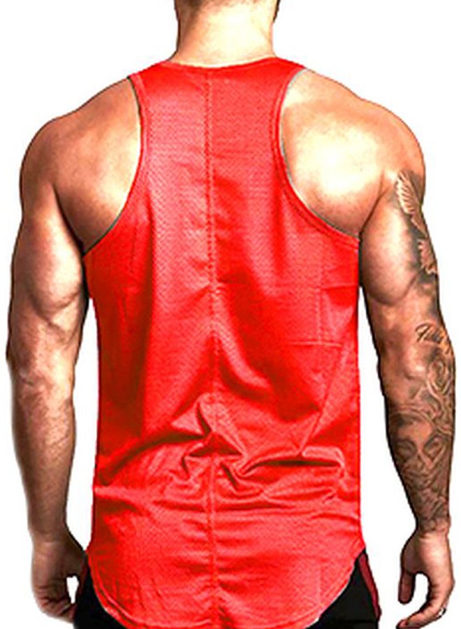 Solid Vest Red  - Image 2