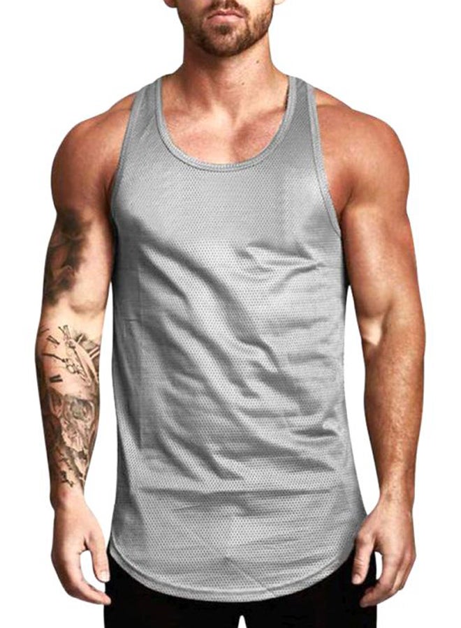 Solid Vest Grey
