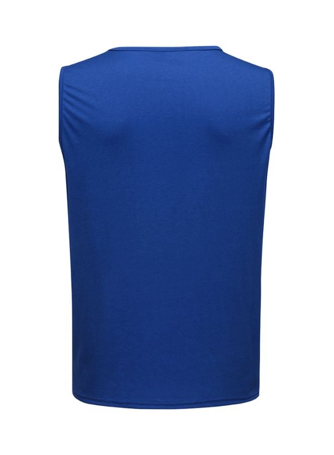 USA Star Flag Printed Vest Blue 2  - Image 2