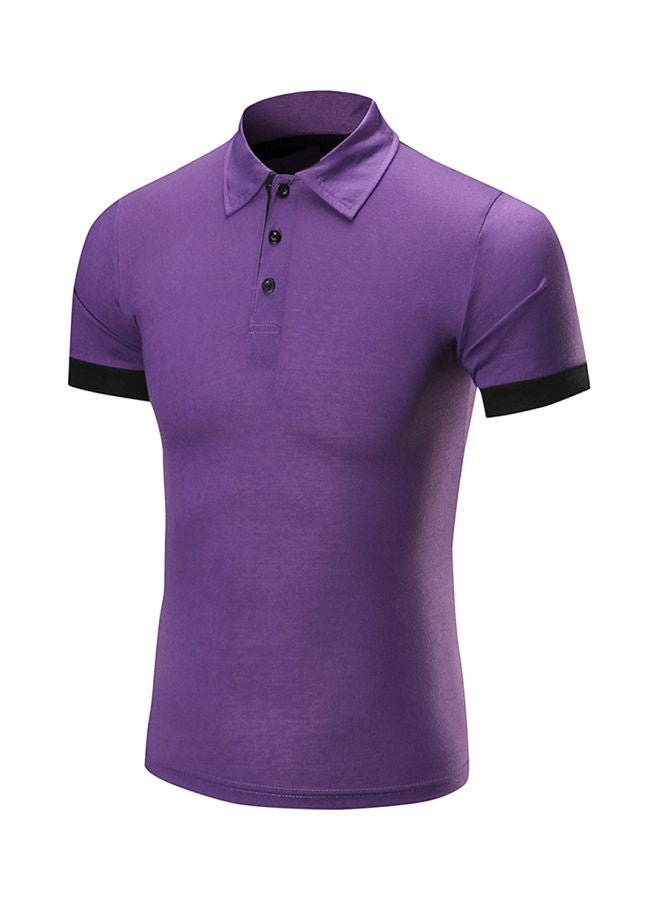 Solid T-Shirt Purple