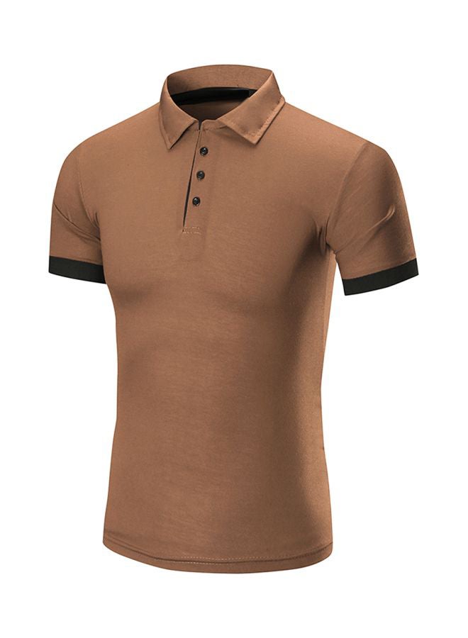 Solid T-Shirt Coffee