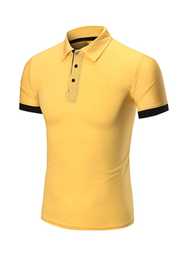Solid T-Shirt Yellow