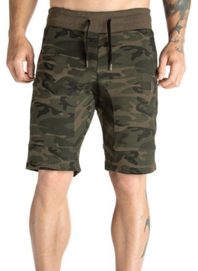 شورتات براط اللون الأخضر العسكري