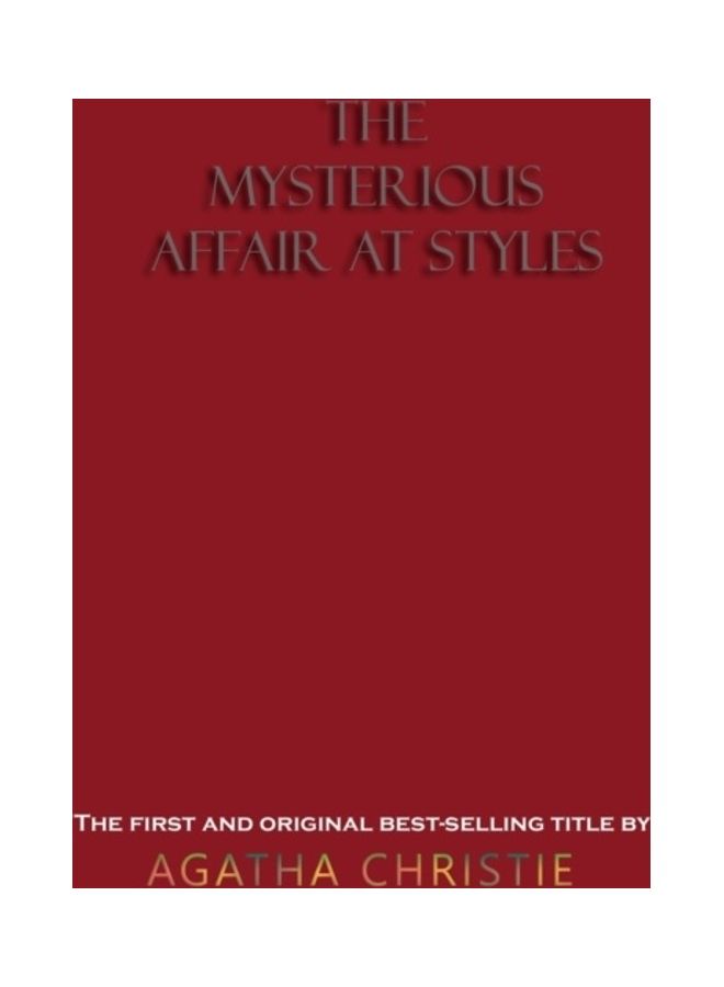 The Mysterious Affair At Styles Hardcover English by Agatha Christie - 43282 