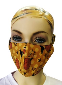 Reusable Double Layer Printed Face Mask Multicolour 20x13cm