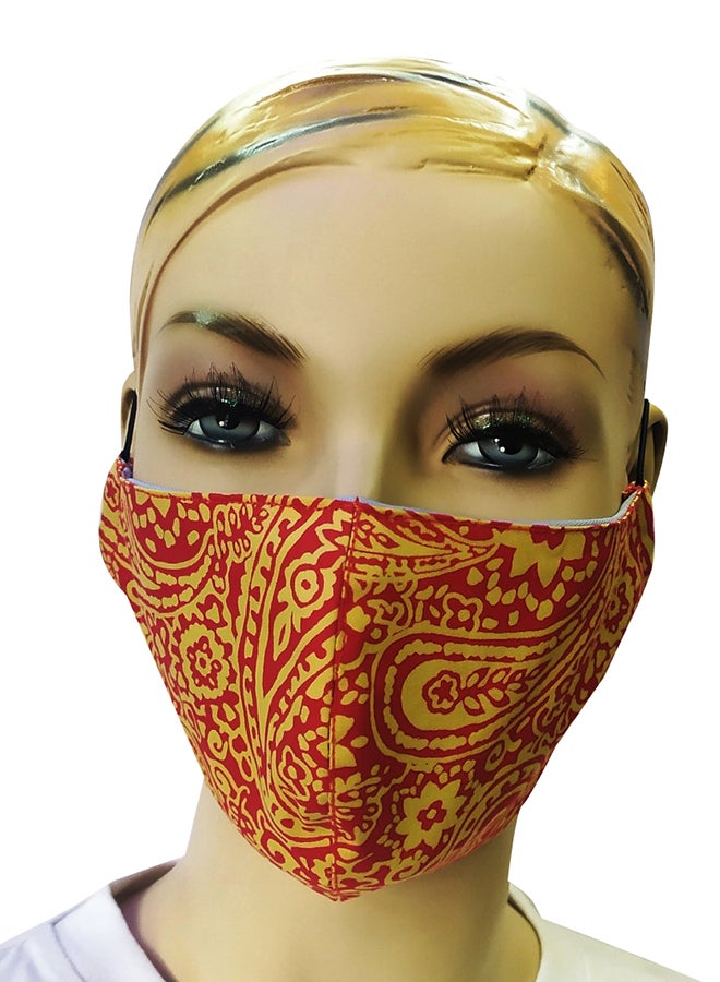 Generic - Reusable Double Layer Printed Face Mask Multicolour 20x13cm - Image 1
