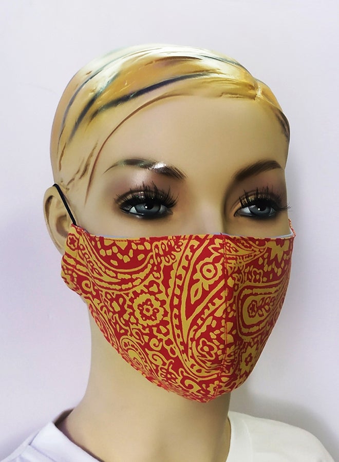 Generic - Reusable Double Layer Printed Face Mask Multicolour 20x13cm - Image 1