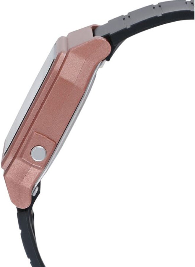 كاسيو ساعة يد شبابية رقمية مقاومة للماء طراز W-217HM-5AV - مقاس 43 مم - لون أسود للنساء - Image 3