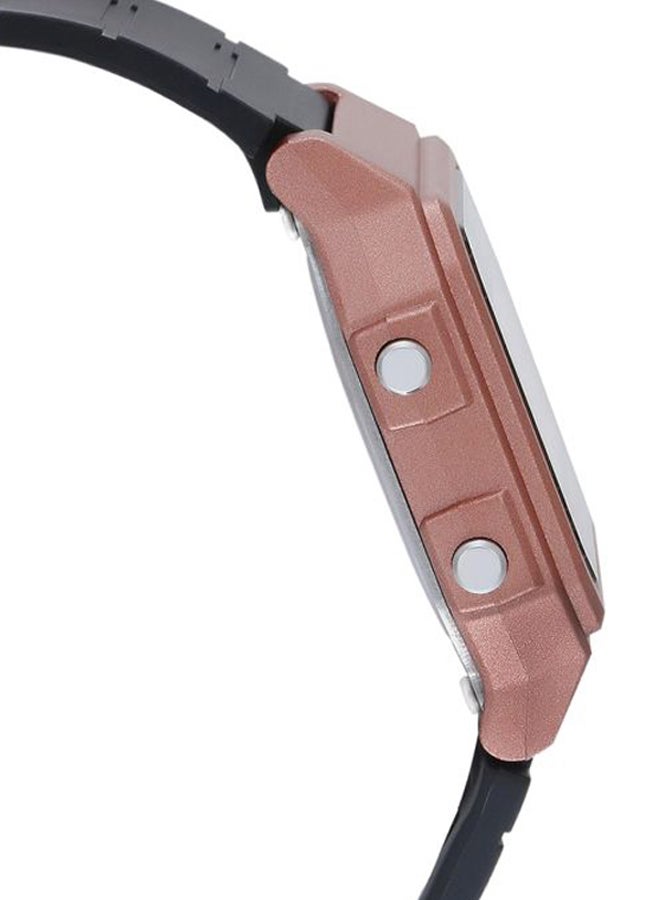 كاسيو ساعة يد شبابية رقمية مقاومة للماء طراز W-217HM-5AV - مقاس 43 مم - لون أسود للنساء - Image 4