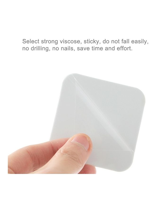 3-Piece Of Mop Broom Holder Wall Mounted Kitchen Hanging Multicolour 12 x 7 x 12cm - Image 3