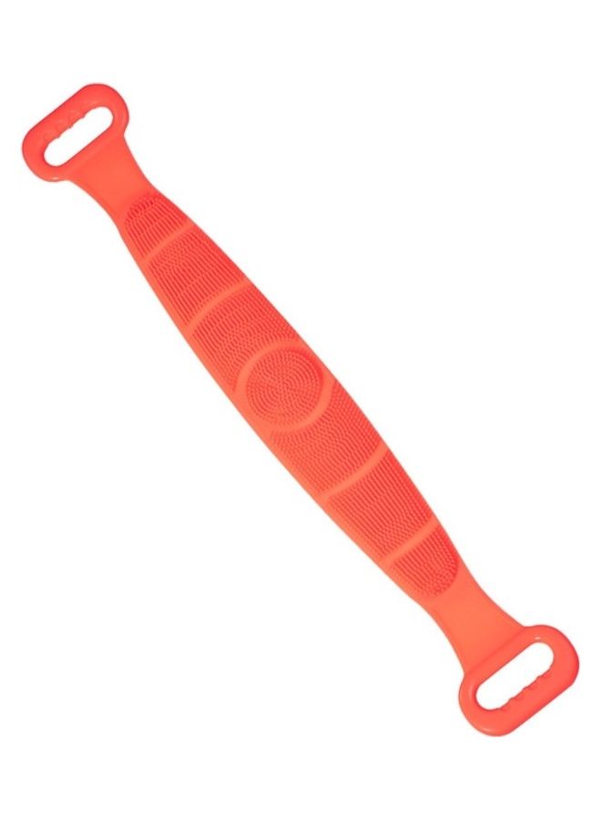 Generic Silicone Massage Pull Strap Bath Brush Powerful Exfoliating Rubbing Artifact Multicolour 20 x 2 x 15cm  - Image 1