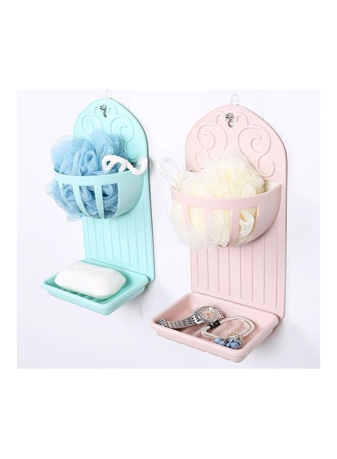 Piece Of 2 Double Soap Drain Wall Sticker Multicolour 25 x 17 x 15cm - Image 4