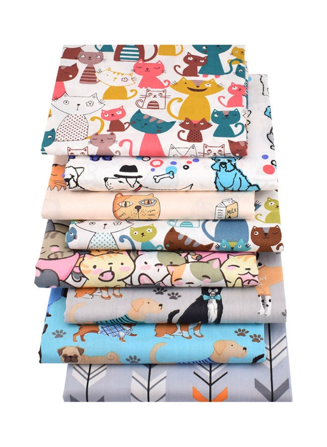 Cats Print Pre-cut Quilting Fabric Patchwork DIY Sewing Knitting Cloth 40*50cm 40 x 50 x 2cm - Image 2