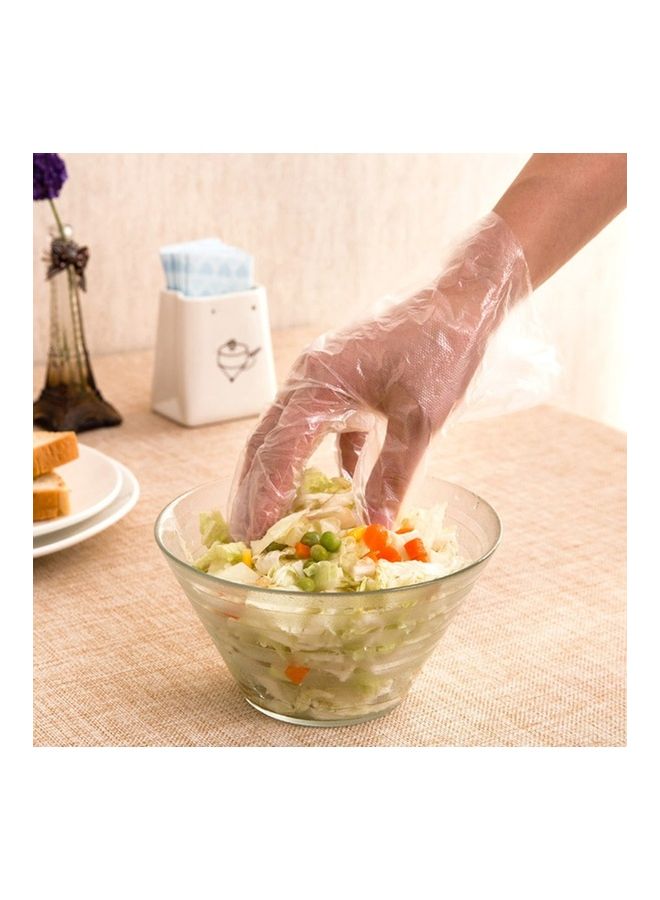 Thick Transparent Disposable Gloves - Image 2