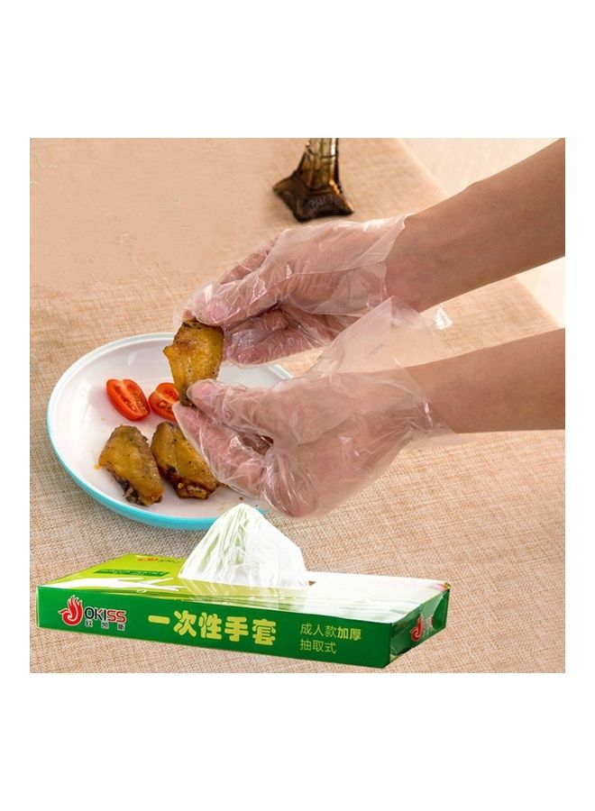 Thick Transparent Disposable Gloves - Image 1