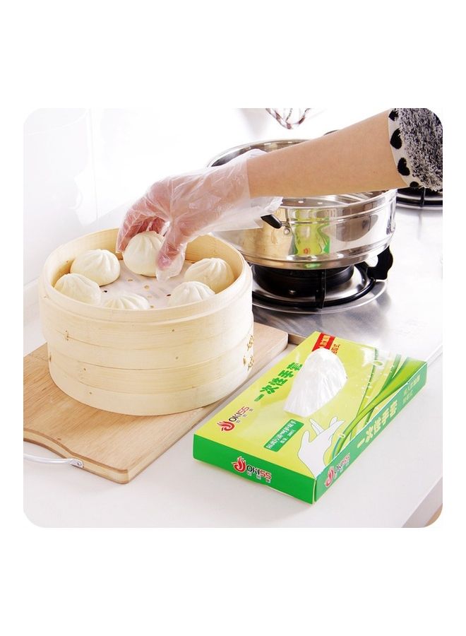 Thick Transparent Disposable Gloves - Image 3