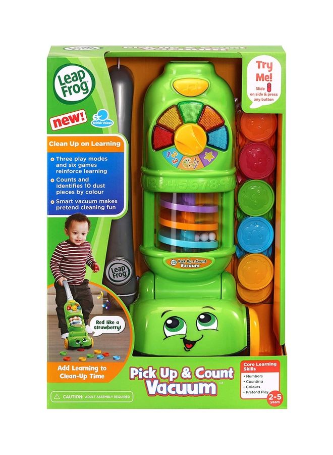 LeapFrog Pick Up and Count Vacuum Interactive Toy 28 x 41 x 12.5inch  - Image 3