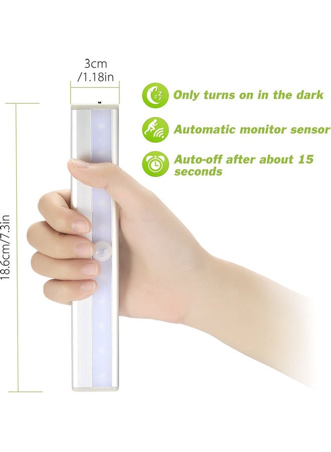 AMERTEER - Built-in Rechargeable Battery Wardrobe Light White 0.12kg - Image 1