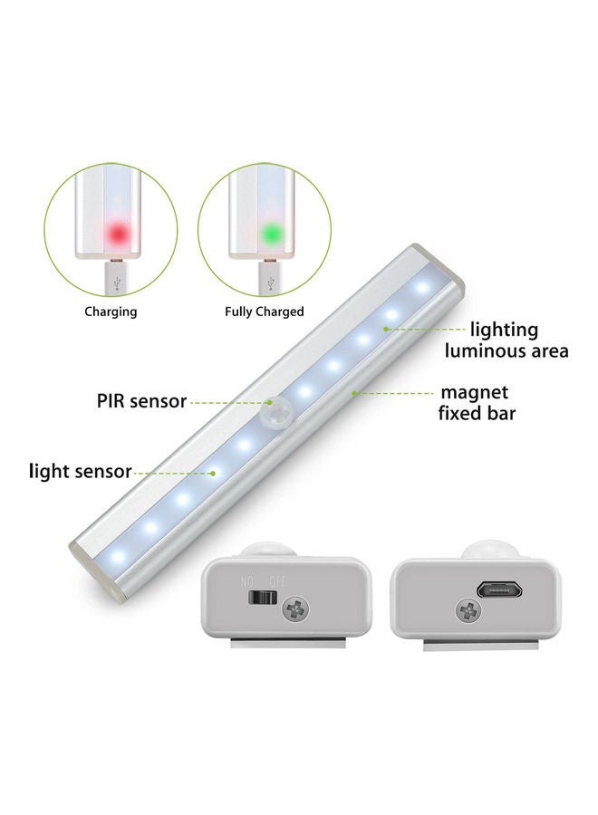 AMERTEER - Built-in Rechargeable Battery Wardrobe Light White 0.12kg - Image 1
