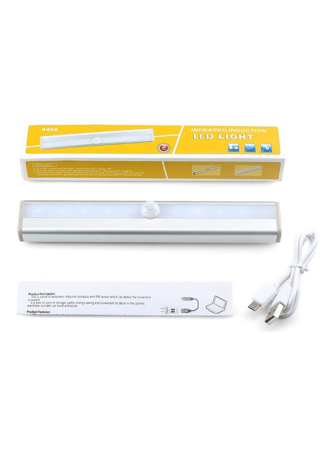 AMERTEER - Built-in Rechargeable Battery Wardrobe Light White 0.12kg - Image 1