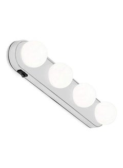AMERTEER Vanity Make Up Light Super Bright With 4 LED Bulbs White 150grams  - Image 1