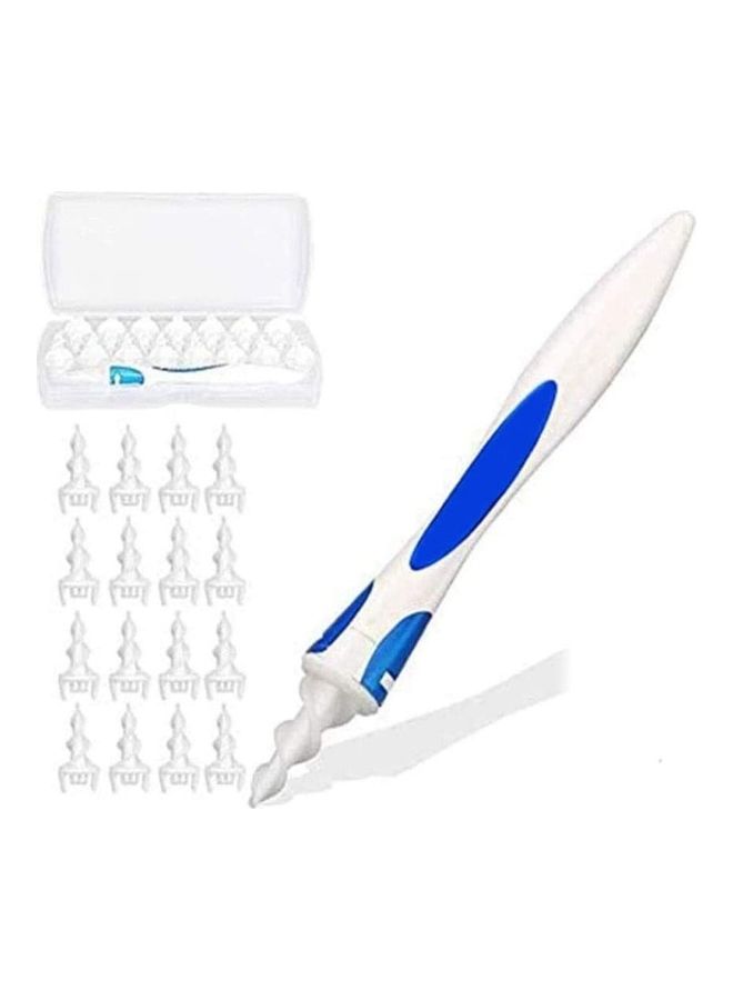 Generic - Spiral Ear Cleaner with 16 Pieces Washable Tips - Image 1