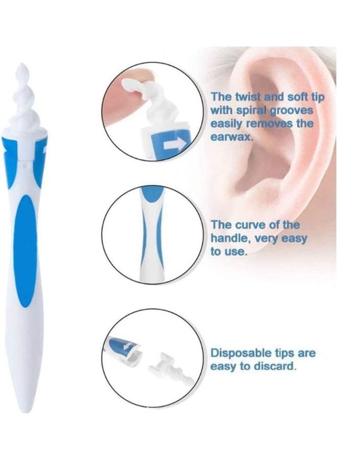 Generic - Spiral Ear Cleaner with 16 Pieces Washable Tips - Image 1