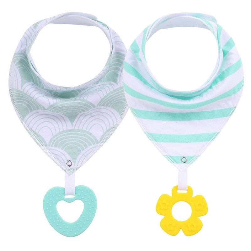 2 Pieces Teether Bibs - Image 1