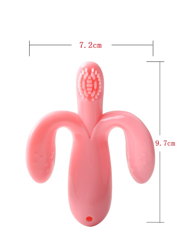 Baby's Cute Banana Design Soft Non Toxic  Teether - Image 4
