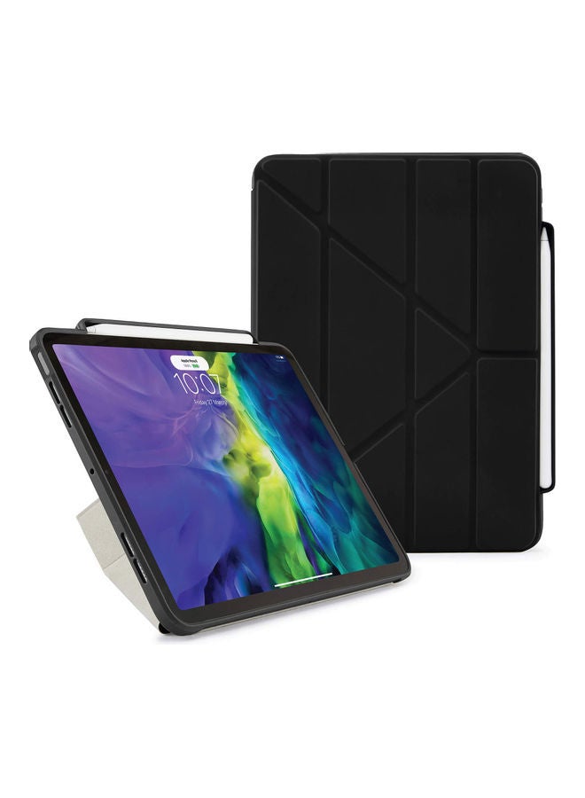 Pipetto 5 In 1 Stand Origami Pencil Case Cover Designed For iPad Air 4 Black - Image 1
