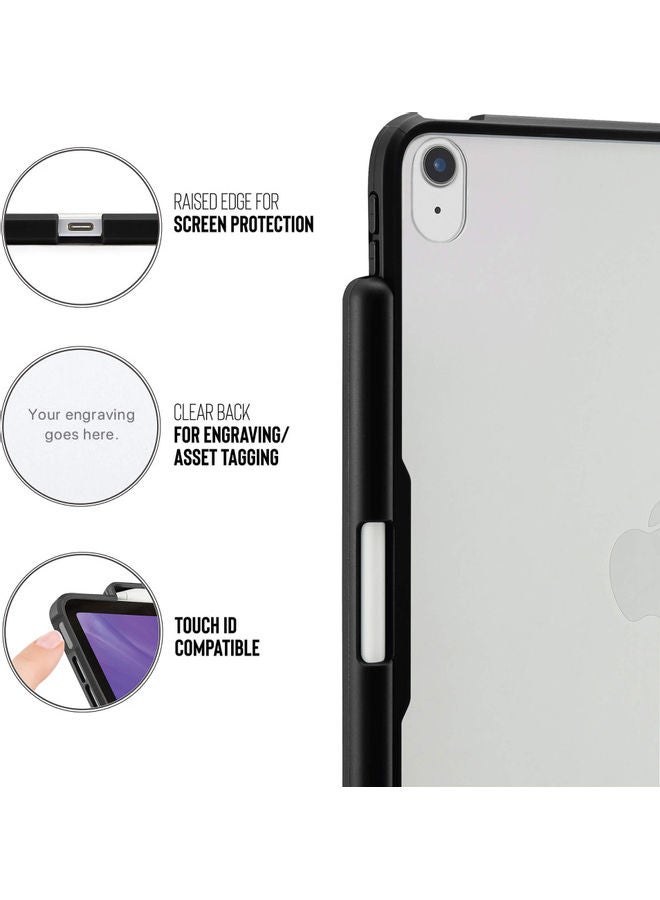 Pipetto 5 In 1 Stand Origami Pencil Case Cover Designed For iPad Air 4 Black - Image 2