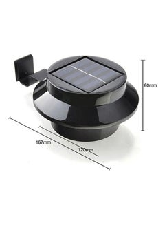 AMERTEER Outdoor Solar Gutter Lights Black 150grams  - Image 2