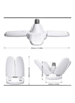 AMERTEER Deformable LED Garage Ceiling Lights White 200grams  - Image 3
