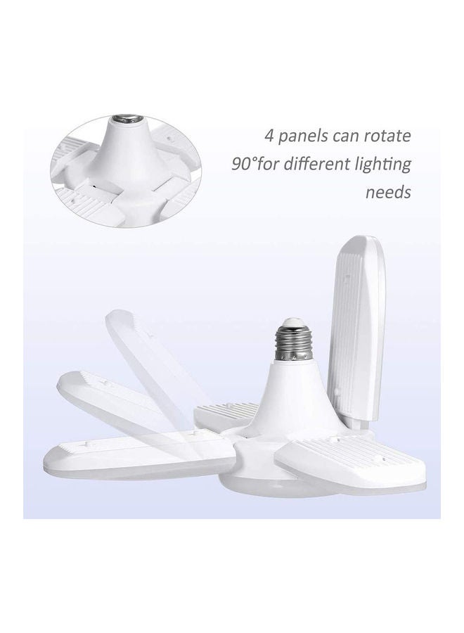 أميرتير مصابيح سقف بضوء LED وبتصميم قابل للطي للمرآب أبيض 200جرام - Image 5