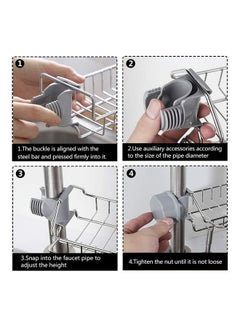AMERTEER Kitchen Sink Organizer Silver 200grams  - Image 3