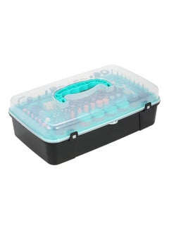AMERTEER 228-Piece Electric Grinder Drill Engraver WithVariable Speed Cutting Engraving Grinding Sanding Tools Blue 1.5kg  - Image 5