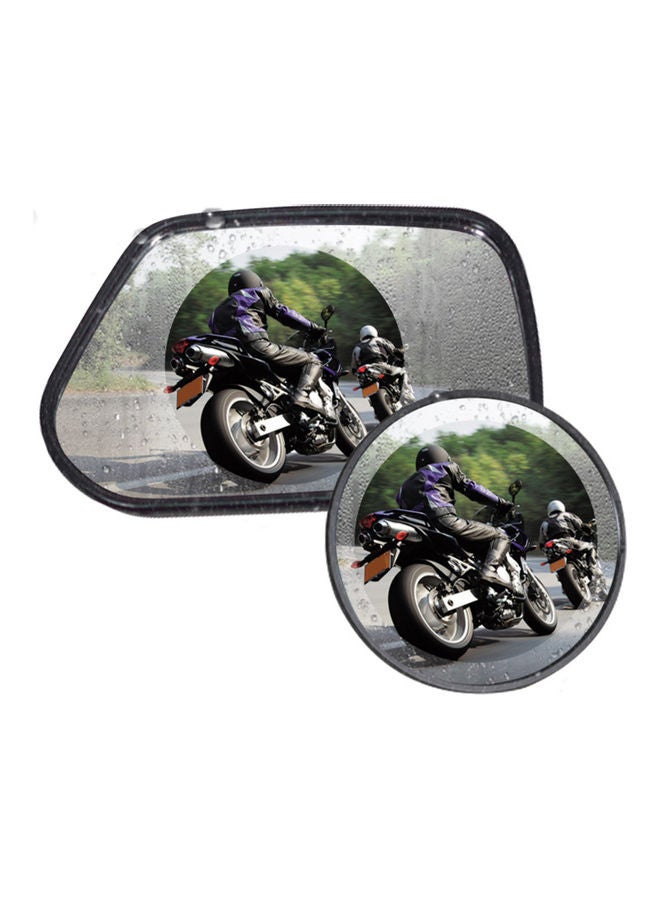 Generic 2-Piece Motorcycle Rear View Mirror Film  - Image 2