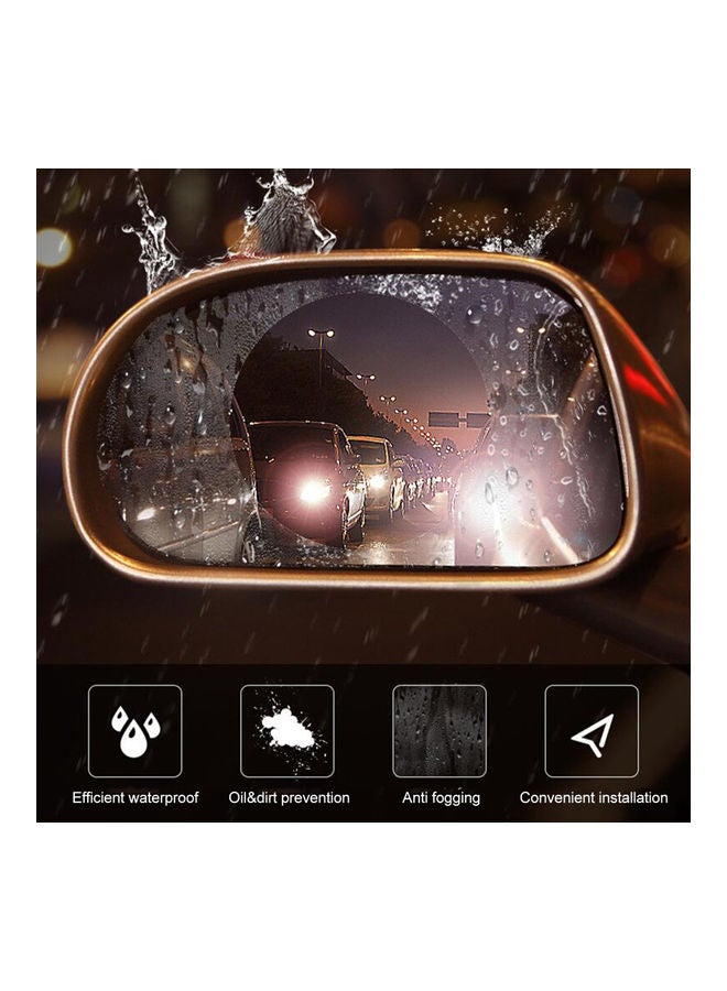 Generic 2-Piece Motorcycle Rear View Mirror Film  - Image 4