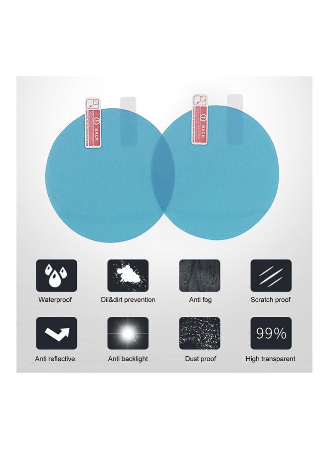 Generic 2-Piece Motorcycle Rear View Mirror Film  - Image 5