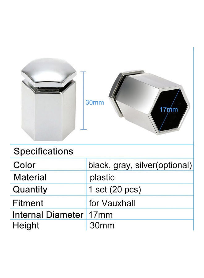 Generic 20-Piece Of Car Wheel Nut Cap - Image 5