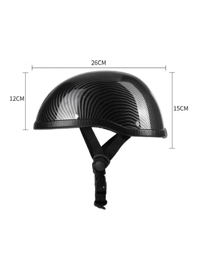 Retro Style Motorcycle Half Helmet - Image 2