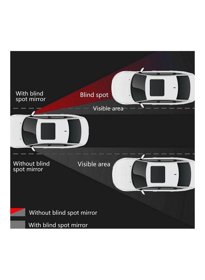 2-Piece Car 360° Blind Spot Mirror - Image 2