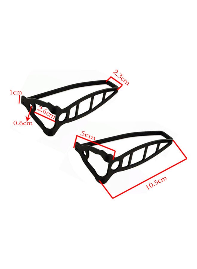Generic - 2-Piece Motorcycle Front Turn Signal Light Cover - Image 1