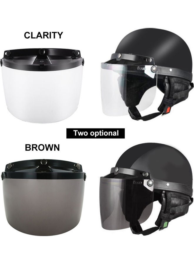 Generic 3 Snap Flip Up Visor Shield Lens - Image 3