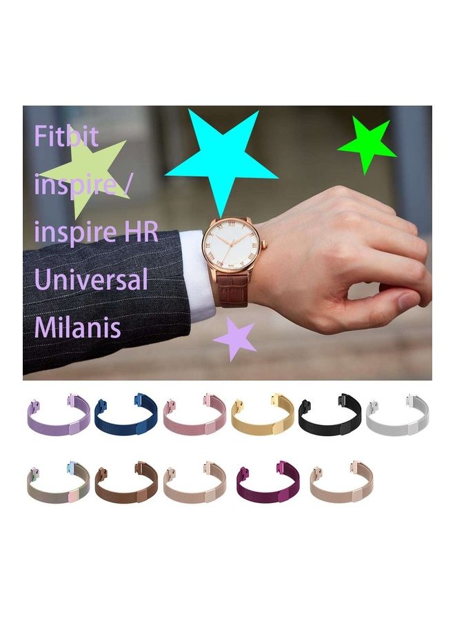 Generic unisex Suitable Fitbit Inspire Milanese Soft Strap Wrist  - Image 4