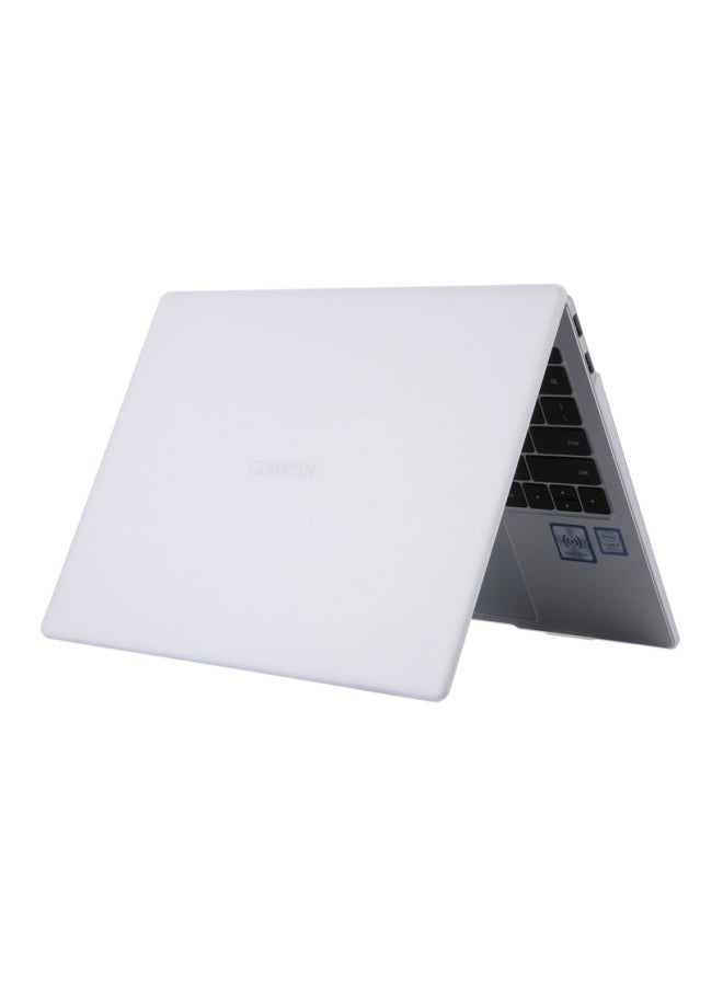 Clear Transparent Matte Laptop Shell Cover White  - Image 2