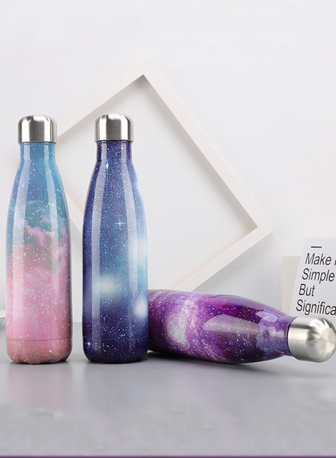 Generic - Vacuum Insulated Double Wall Stainless Steel Water Bottle Multicolour 500ml - Image 1