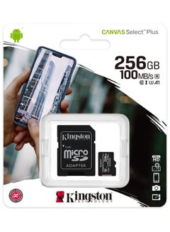 Kingston Canvas Select Plus UHS-I MicroSDHC Memory Card With SD Adapter Black  - Image 3
